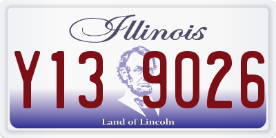 IL license plate Y139026