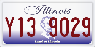 IL license plate Y139029