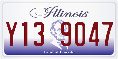 IL license plate Y139047