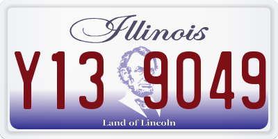 IL license plate Y139049