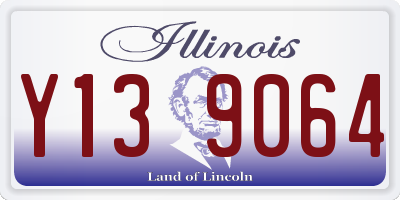 IL license plate Y139064