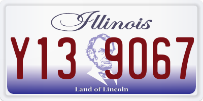 IL license plate Y139067