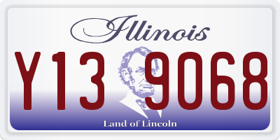 IL license plate Y139068