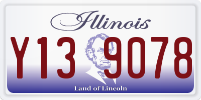 IL license plate Y139078