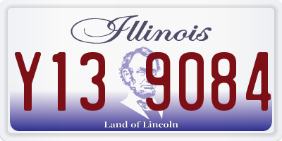 IL license plate Y139084