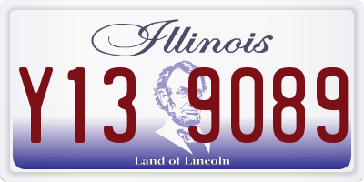 IL license plate Y139089
