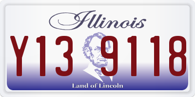IL license plate Y139118