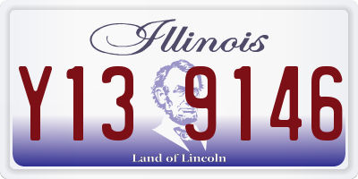 IL license plate Y139146