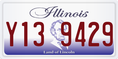 IL license plate Y139429