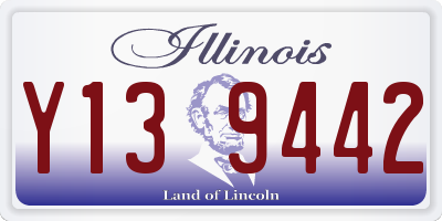 IL license plate Y139442