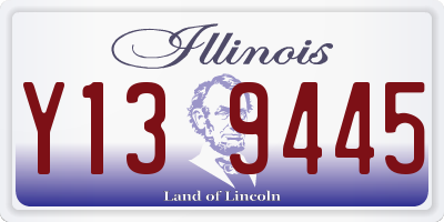 IL license plate Y139445