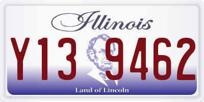 IL license plate Y139462
