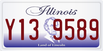 IL license plate Y139589