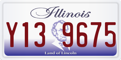 IL license plate Y139675