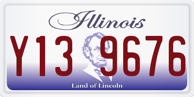 IL license plate Y139676
