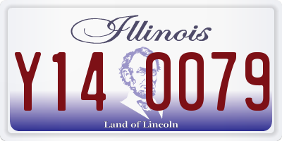 IL license plate Y140079