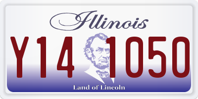 IL license plate Y141050