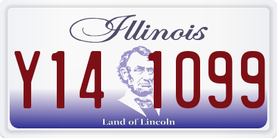 IL license plate Y141099