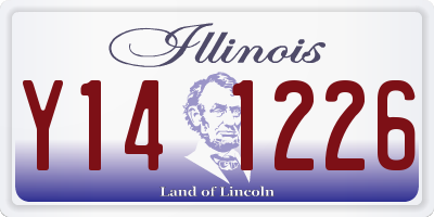 IL license plate Y141226