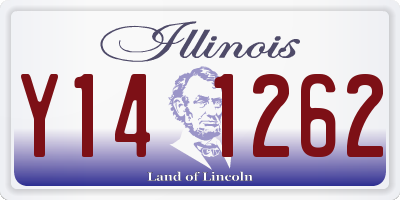 IL license plate Y141262