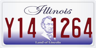 IL license plate Y141264