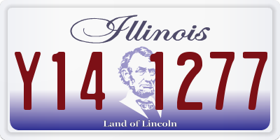 IL license plate Y141277