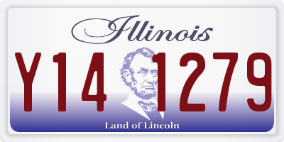 IL license plate Y141279