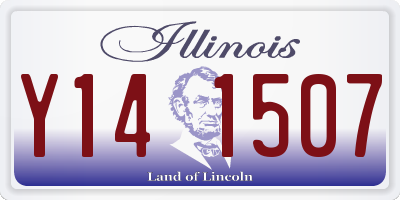 IL license plate Y141507