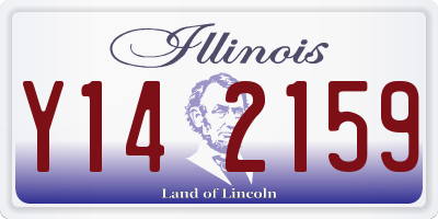 IL license plate Y142159
