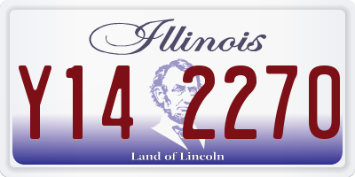 IL license plate Y142270