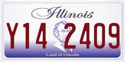 IL license plate Y142409