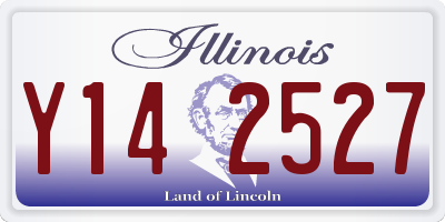 IL license plate Y142527