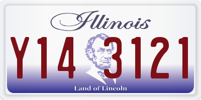 IL license plate Y143121