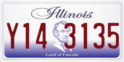 IL license plate Y143135