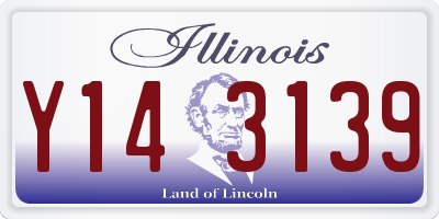 IL license plate Y143139