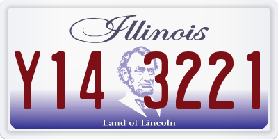 IL license plate Y143221