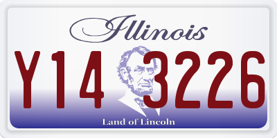 IL license plate Y143226