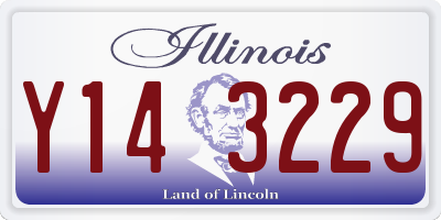 IL license plate Y143229