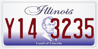 IL license plate Y143235