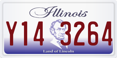 IL license plate Y143264