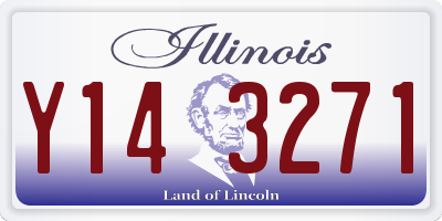 IL license plate Y143271