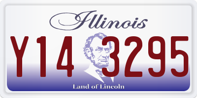 IL license plate Y143295