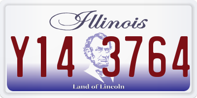 IL license plate Y143764