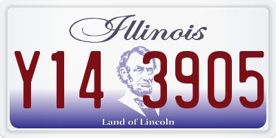 IL license plate Y143905