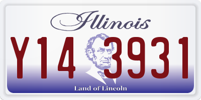 IL license plate Y143931