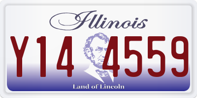 IL license plate Y144559