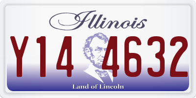 IL license plate Y144632