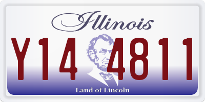 IL license plate Y144811