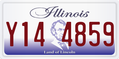 IL license plate Y144859
