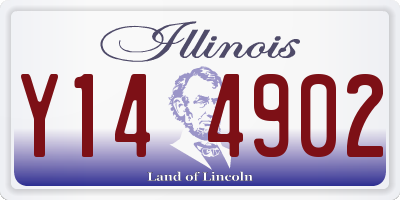 IL license plate Y144902